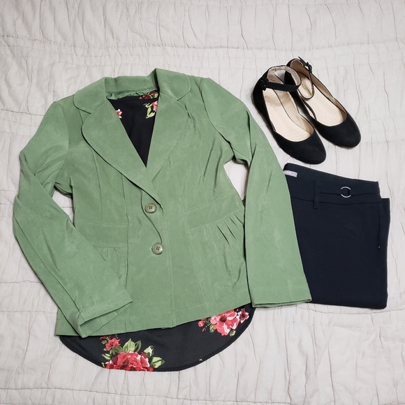 Elementz Jackets & Blazers - Green Blazer